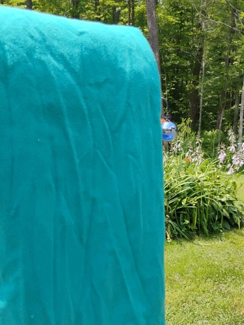 🪶 GREEN FLANNEL SHEET QUEEN WEST POINT FLAT VNPLC
